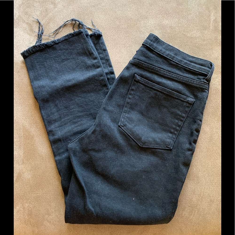 Everlane black ankle length straight leg jeans